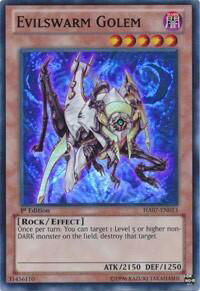 Evilswarm Golem - Hidden Arsenal 7: Knight of Stars (HA07) #HA07-EN053 - Super Rare YuGiOh Trading Card