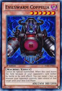 Evilswarm Coppelia - Hidden Arsenal 7: Knight of Stars (HA07) #HA07-EN054 - Super Rare YuGiOh Trading Card