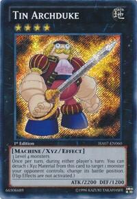 Tin Archduke - Hidden Arsenal 7: Knight of Stars (HA07) #HA07-EN060 - Secret Rare YuGiOh Trading Card