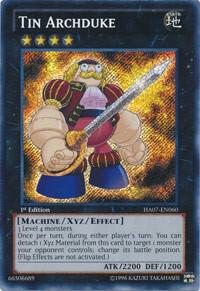 Tin Archduke - Hidden Arsenal 7: Knight of Stars YuGiOh trading card