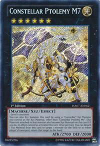 Constellar Ptolemy M7 - Hidden Arsenal 7: Knight of Stars (HA07) #HA07-EN062 - Secret Rare YuGiOh Trading Card
