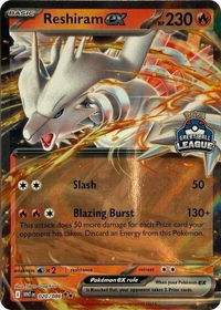 Reshiram ex (Great Ball League) - League & Championship Cards (PR) #020/086 - Double Rare Pokémon Trading Card