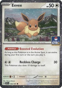 Eevee - 143/191 (GYM) - Southeast Asia Exclusives (SEA) #143/191 - Common Pokémon Trading Card