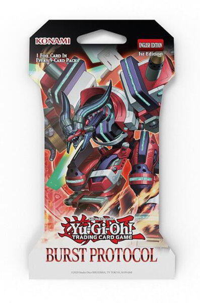 Burst Protocol Sleeved Booster Pack - Burst Protocol YuGiOh trading card