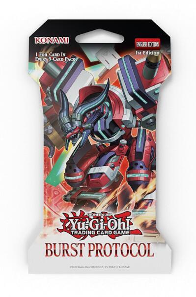 Burst Protocol Sleeved Booster Pack - Burst Protocol YuGiOh trading card