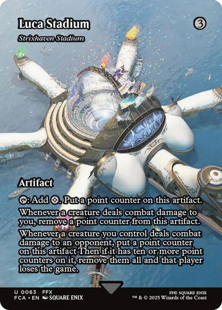 Luca Stadium - Strixhaven Stadium (Showcase) - FINAL FANTASY: Through the Ages Magic: The Gathering trading card