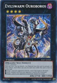 Evilswarm Ouroboros trading card from Hidden Arsenal 7: Knight of Stars Evilswarm Ouroboros - Hidden Arsenal 7: Knight of Stars YuGiOh trading card