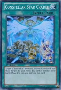 Constellar Star Cradle trading card from Hidden Arsenal 7: Knight of Stars Constellar Star Cradle - Hidden Arsenal 7: Knight of Stars YuGiOh trading card