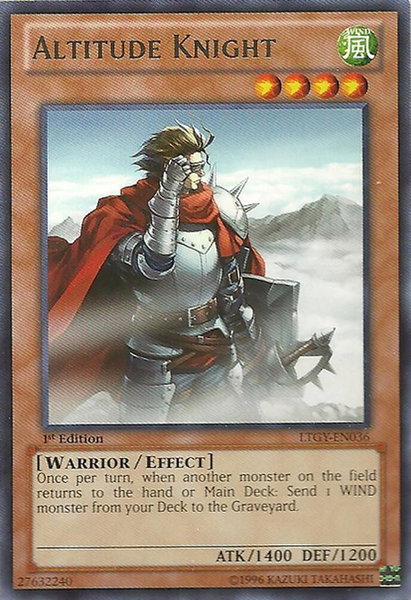 Altitude Knight - Lord of the Tachyon Galaxy YuGiOh trading card