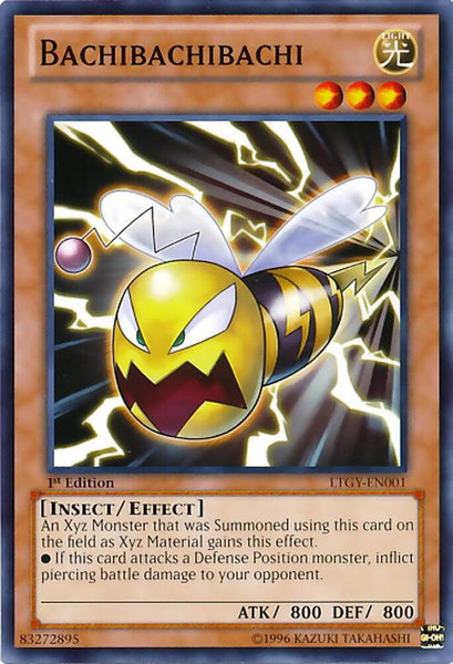 Bachibachibachi trading card from Lord of the Tachyon Galaxy Bachibachibachi - Lord of the Tachyon Galaxy YuGiOh trading card