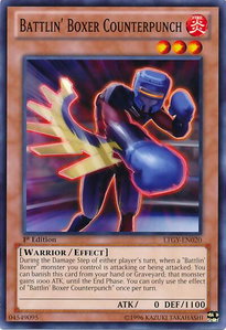 Battlin' Boxer Counterpunch - Lord of the Tachyon Galaxy (LTGY) #LTGY-EN020 - Common / Short Print YuGiOh Trading Card