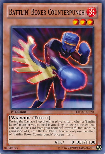 Battlin' Boxer Counterpunch - Lord of the Tachyon Galaxy YuGiOh trading card