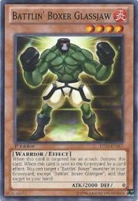 Battlin' Boxer Glassjaw - Lord of the Tachyon Galaxy YuGiOh trading card