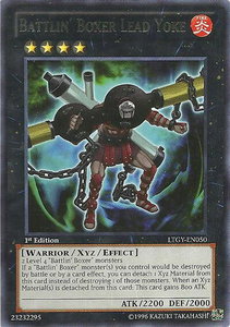 Battlin' Boxer Lead Yoke - Lord of the Tachyon Galaxy (LTGY) #LTGY-EN050 - Rare YuGiOh Trading Card