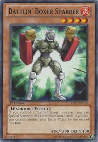 Battlin' Boxer Sparrer - Lord of the Tachyon Galaxy YuGiOh trading card
