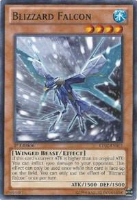 Blizzard Falcon - Lord of the Tachyon Galaxy YuGiOh trading card