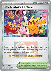 Celebratory Fanfare (Ace Trainer) - ME: Mega Evolution Promo (MEP) #028 - Promo Pokémon Trading Card
