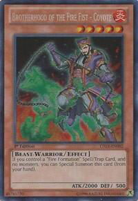 Brotherhood of the Fire Fist - Coyote - Lord of the Tachyon Galaxy (LTGY) #LTGY-EN082 - Secret Rare YuGiOh Trading Card