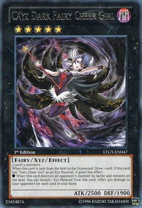 CXyz Dark Fairy Cheer Girl - Lord of the Tachyon Galaxy (LTGY) #LTGY-EN047 - Rare YuGiOh Trading Card