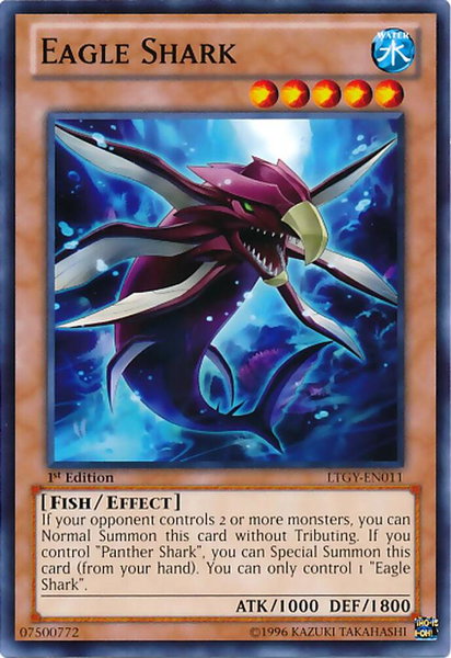 Eagle Shark - Lord of the Tachyon Galaxy YuGiOh trading card