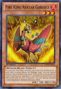 Fire King Avatar Garunix - Lord of the Tachyon Galaxy (LTGY) #LTGY-EN034 - Common / Short Print YuGiOh Trading Card