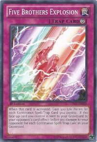 Five Brothers Explosion - Lord of the Tachyon Galaxy (LTGY) #LTGY-EN089 - Common / Short Print YuGiOh Trading Card