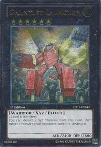 Gauntlet Launcher (UTR) - Lord of the Tachyon Galaxy (LTGY) #LTGY-EN045 - Ultimate Rare YuGiOh Trading Card