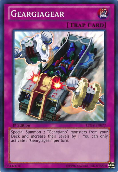 Geargiagear - Lord of the Tachyon Galaxy YuGiOh trading card