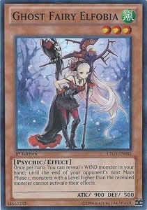 Ghost Fairy Elfobia - Lord of the Tachyon Galaxy (LTGY) #LTGY-EN085 - Super Rare YuGiOh Trading Card