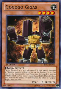 Gogogo Gigas - Lord of the Tachyon Galaxy (LTGY) #LTGY-EN002 - Rare YuGiOh Trading Card