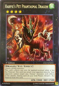 Harpie's Pet Phantasmal Dragon - Lord of the Tachyon Galaxy (LTGY) #LTGY-EN055 - Rare YuGiOh Trading Card