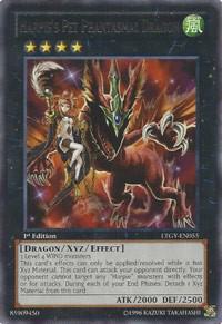 Harpie's Pet Phantasmal Dragon - Lord of the Tachyon Galaxy YuGiOh trading card