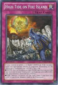 High Tide on Fire Island - Lord of the Tachyon Galaxy YuGiOh trading card