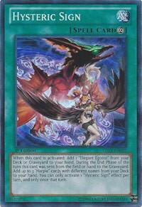 Hysteric Sign - Lord of the Tachyon Galaxy (LTGY) #LTGY-EN065 - Super Rare YuGiOh Trading Card