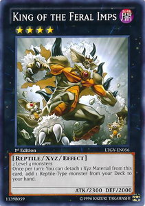 King of the Feral Imps - Lord of the Tachyon Galaxy (LTGY) #LTGY-EN056 - Common / Short Print YuGiOh Trading Card