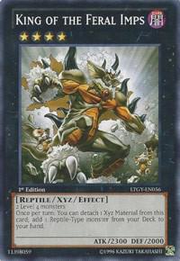 King of the Feral Imps - Lord of the Tachyon Galaxy YuGiOh trading card