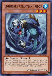 Legendary Atlantean Tridon - Lord of the Tachyon Galaxy (LTGY) #LTGY-EN033 - Common / Short Print YuGiOh Trading Card