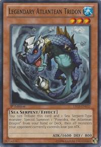 Legendary Atlantean Tridon - Lord of the Tachyon Galaxy YuGiOh trading card
