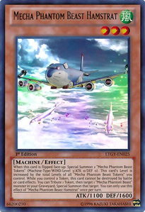 Mecha Phantom Beast Hamstrat - Lord of the Tachyon Galaxy (LTGY) #LTGY-EN025 - Ultra Rare YuGiOh Trading Card