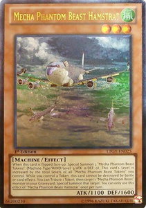 Mecha Phantom Beast Hamstrat (UTR) - Lord of the Tachyon Galaxy (LTGY) #LTGY-EN025 - Ultimate Rare YuGiOh Trading Card