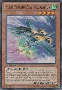 Mecha Phantom Beast Megaraptor - Lord of the Tachyon Galaxy YuGiOh trading card