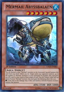 Mermail Abyssbalaen - Lord of the Tachyon Galaxy (LTGY) #LTGY-EN083 - Ultra Rare YuGiOh Trading Card