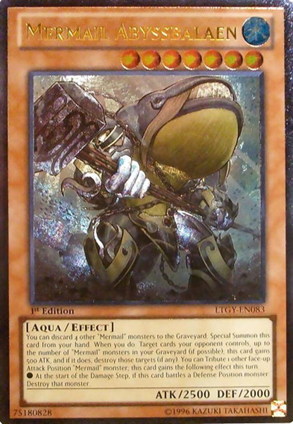 Mermail Abyssbalaen (UTR) - Lord of the Tachyon Galaxy YuGiOh trading card
