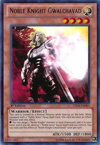 Noble Knight Gwalchavad - Lord of the Tachyon Galaxy (LTGY) #LTGY-EN081 - Ultra Rare YuGiOh Trading Card