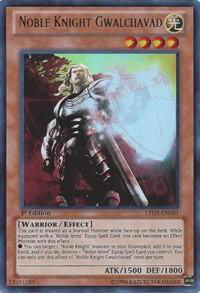 Noble Knight Gwalchavad - Lord of the Tachyon Galaxy (LTGY) #LTGY-EN081 - Ultra Rare YuGiOh Trading Card