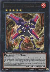 Number C105: Battlin' Boxer Comet Cestus - Lord of the Tachyon Galaxy YuGiOh trading card