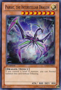 Parsec, the Interstellar Dragon - Lord of the Tachyon Galaxy (LTGY) #LTGY-EN015 - Common / Short Print YuGiOh Trading Card