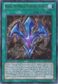 Rank-Up-Magic Barian's Force - Lord of the Tachyon Galaxy YuGiOh trading card