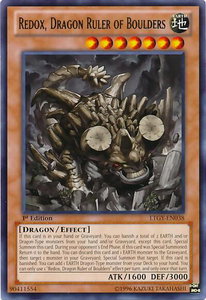 Redox, Dragon Ruler of Boulders - Lord of the Tachyon Galaxy (LTGY) #LTGY-EN038 - Rare YuGiOh Trading Card