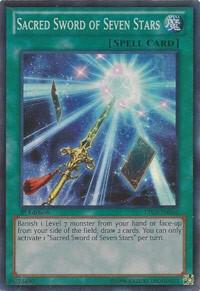 Sacred Sword of Seven Stars - Lord of the Tachyon Galaxy YuGiOh trading card